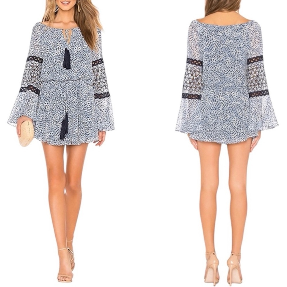 Alexis Lanelle Mini Dress in Capri Embroidery